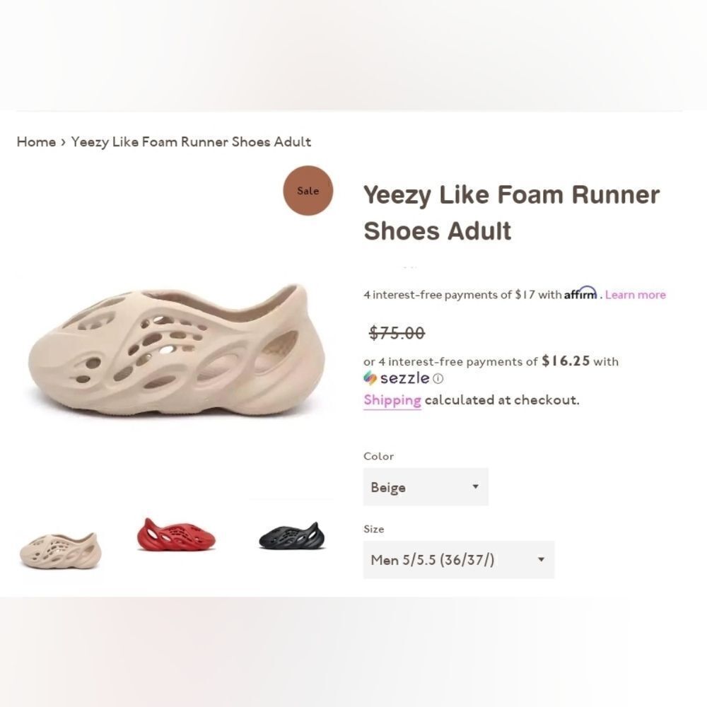 Unisex Foam Runners - Picture 9 of 9
